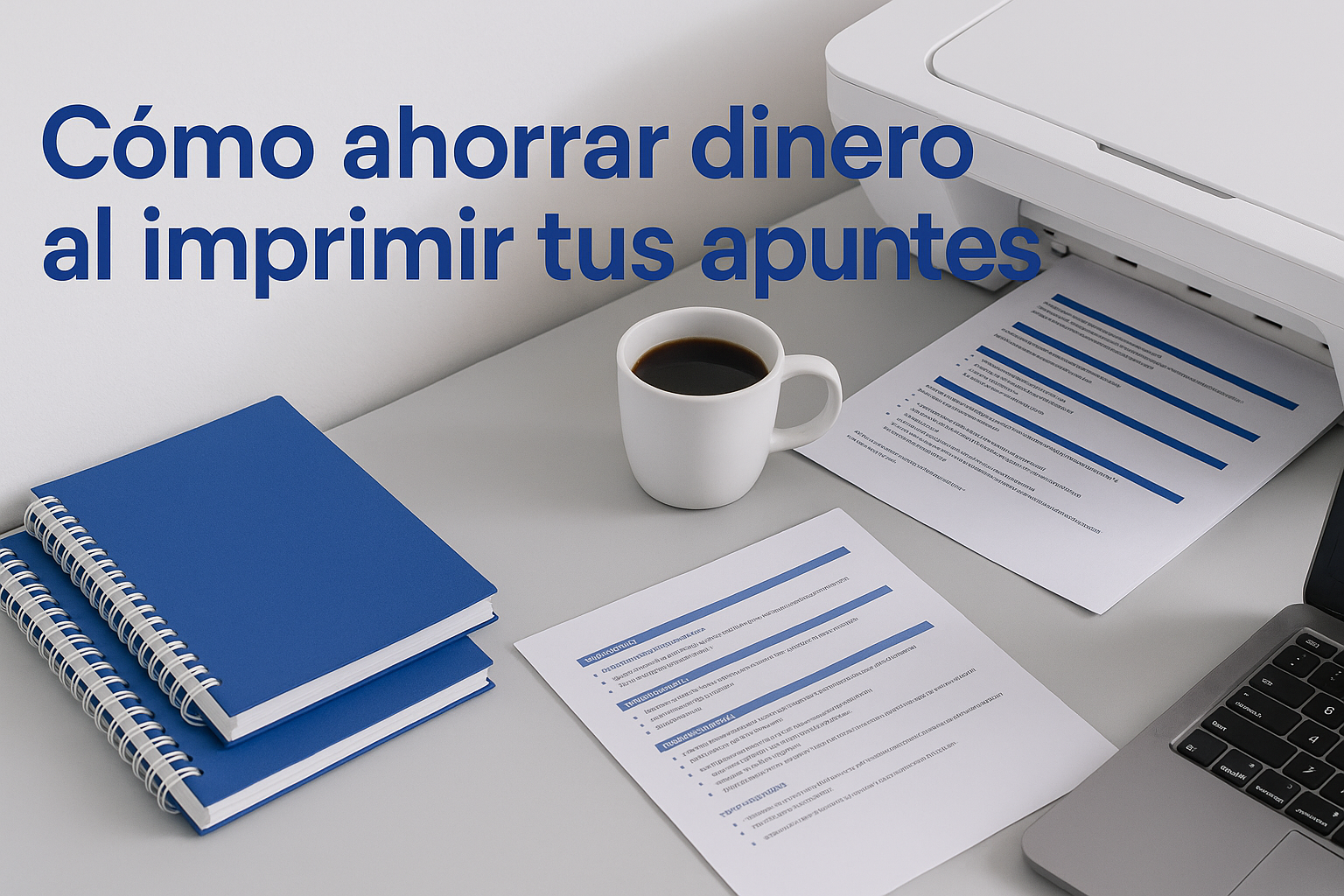 Cómo ahorrar dinero al imprimir tus apuntes