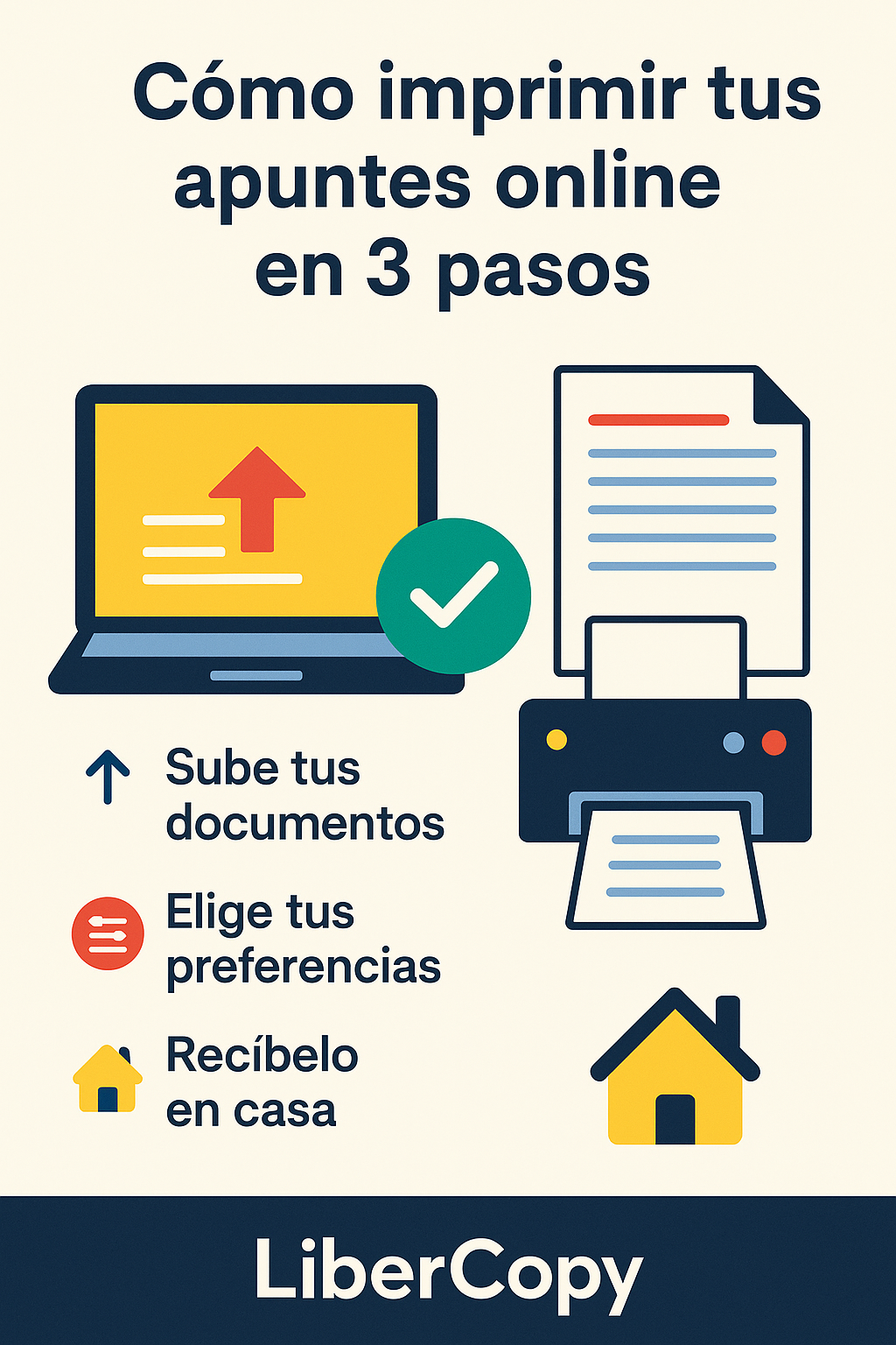 Cómo imprimir tus apuntes online en 3 pasos